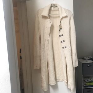 Free people ivory duster